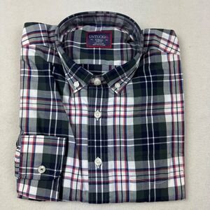 UNTUCKit‎ Mens X Small Slim Fit Muscatel Plaid Button Down Shirt
